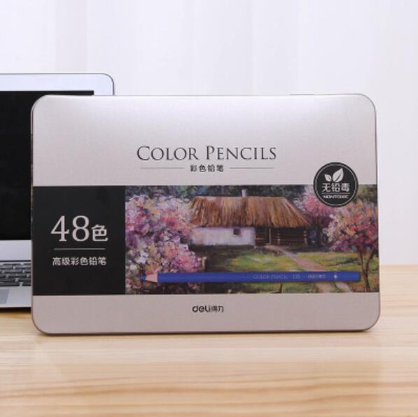 Tin Box With Color Filling Color Lead Painting Pencil