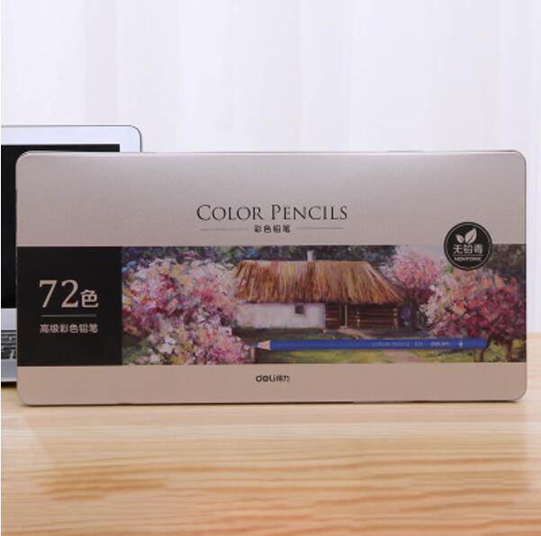 Tin Box With Color Filling Color Lead Painting Pencil