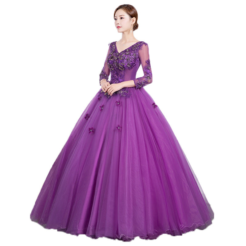 Fantasy Forest Pettiskirt Long Evening Dress - globaltradeleader