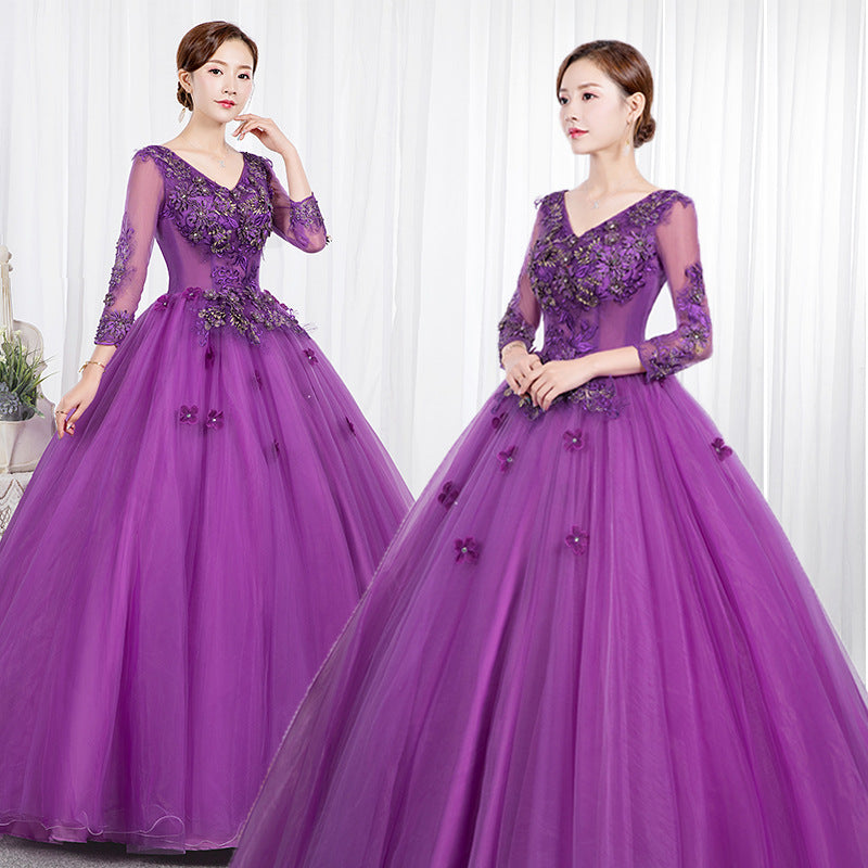 Fantasy Forest Pettiskirt Long Evening Dress - globaltradeleader