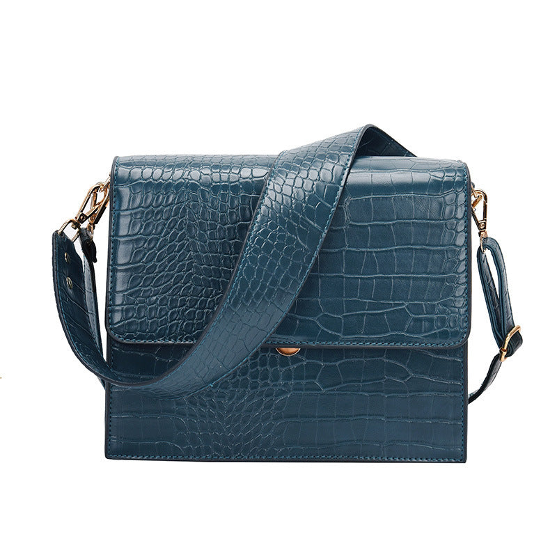 Stone Pattern Single Shoulder Small Square Bag - globaltradeleader