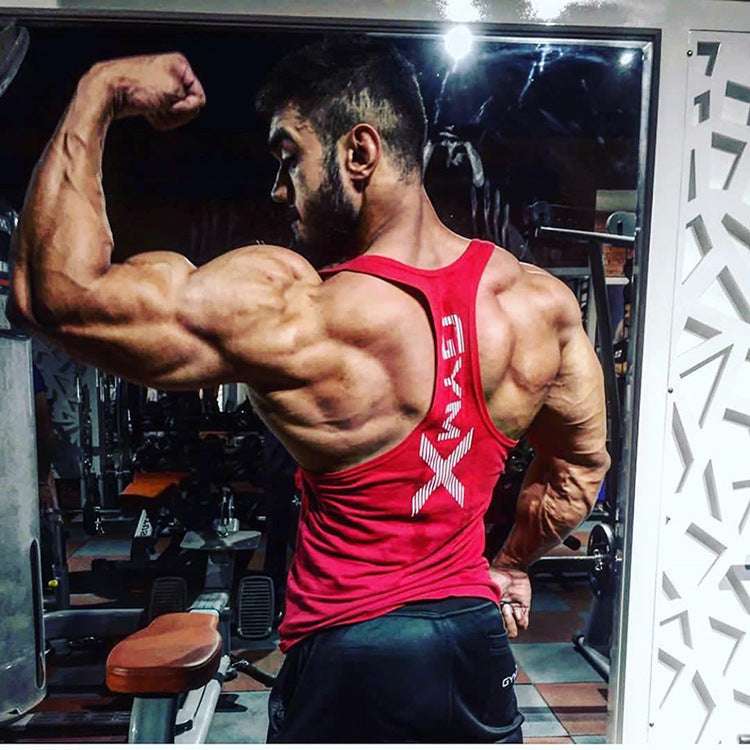 Loose Big Backless Breathable Wicking And Quick-Drying Fitness Vest Men - globaltradeleader