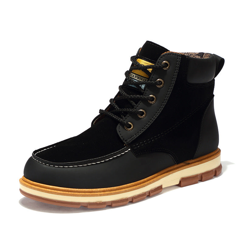 Fashion Shoes Military Boots High-Top Tooling Shoes Men's Short Boots - globaltradeleader