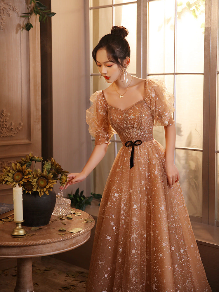 Banquet Host Long Pettiskirt French Evening Dress - globaltradeleader