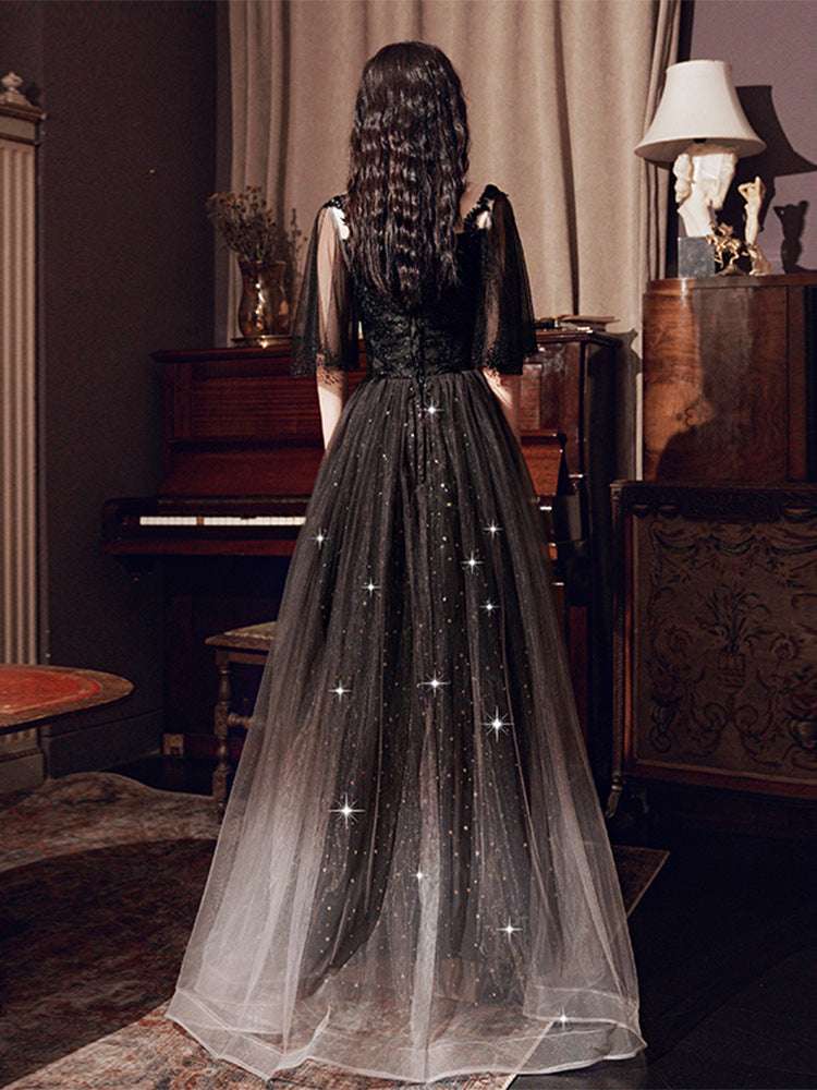 Black Annual French Dinner Dresses - globaltradeleader