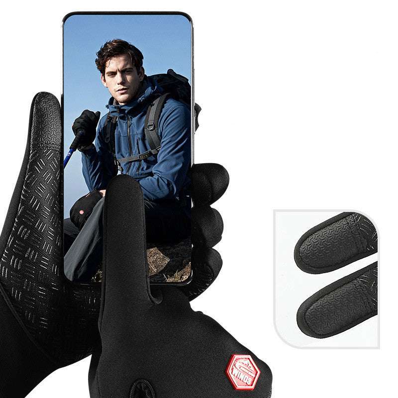Cycling Male Winter Touch Screen Windproof Female Zipper Sports To Keep Warm - globaltradeleader