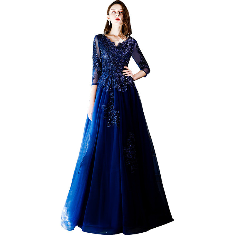 Royal blue dress - globaltradeleader