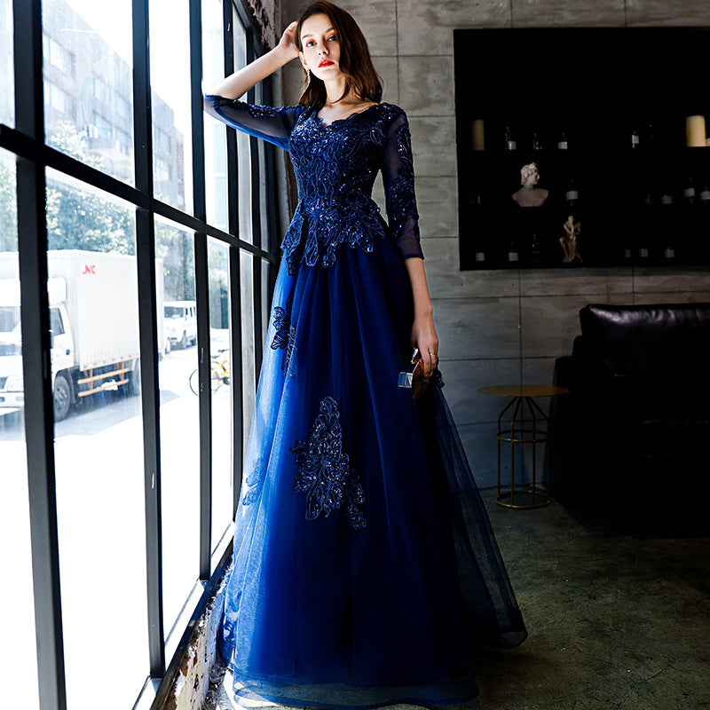 Royal blue dress - globaltradeleader