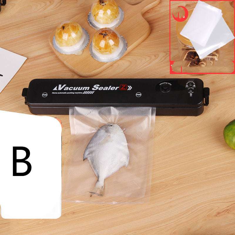 Portable Plastic Packaging Machine, Small Household Preservation, Automatic Vacuuming - globaltradeleader