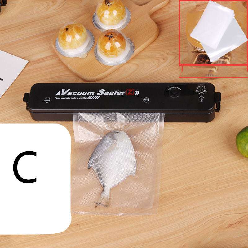 Portable Plastic Packaging Machine, Small Household Preservation, Automatic Vacuuming - globaltradeleader