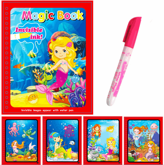 Children's creative magic magic water painting book