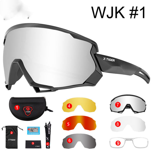 Outdoor Cycling Glasses Men And Women Riding Windshield Polarized Goggles