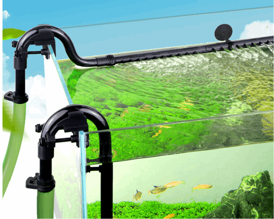 Fish Tank Filter Barrel Water Inlet And Outlet Accessories Rain Shower Pipe