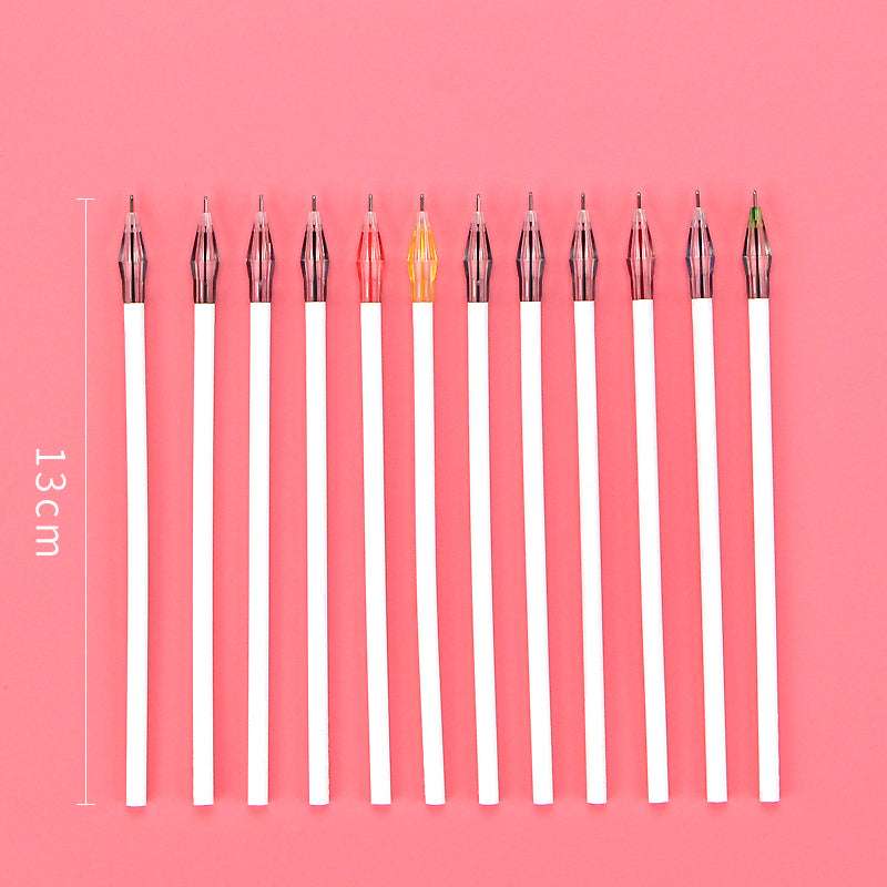 Cute Feather Peacock Color Gel Pen With Replaceable Refill