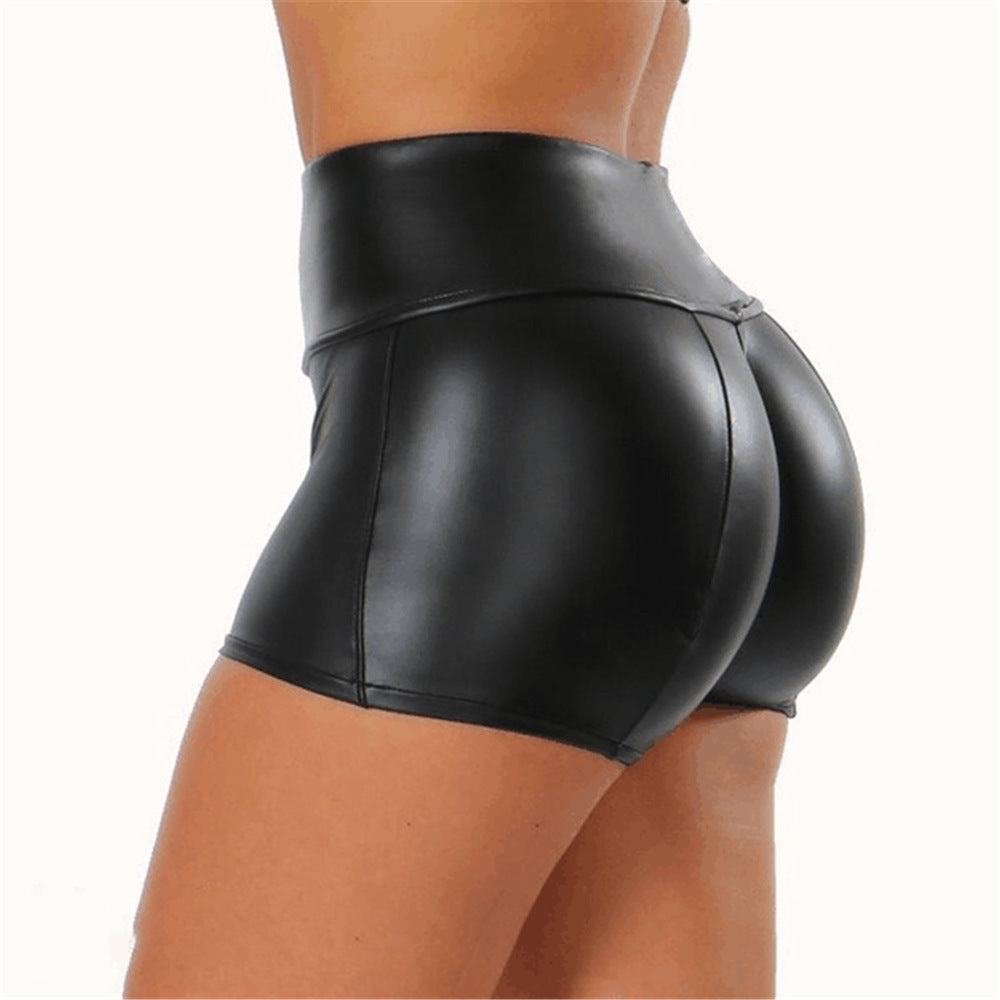 Women's Pu Leather Pants Sexy Hot Pants Shorts - globaltradeleader