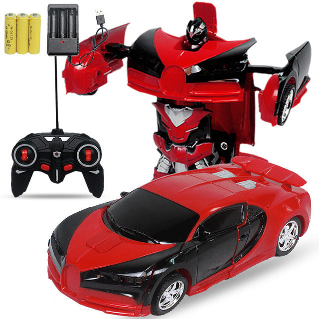 Remote Control Deformation Car Charging Remote Control Car Induction Transform Into a King Kong Robot - globaltradeleader