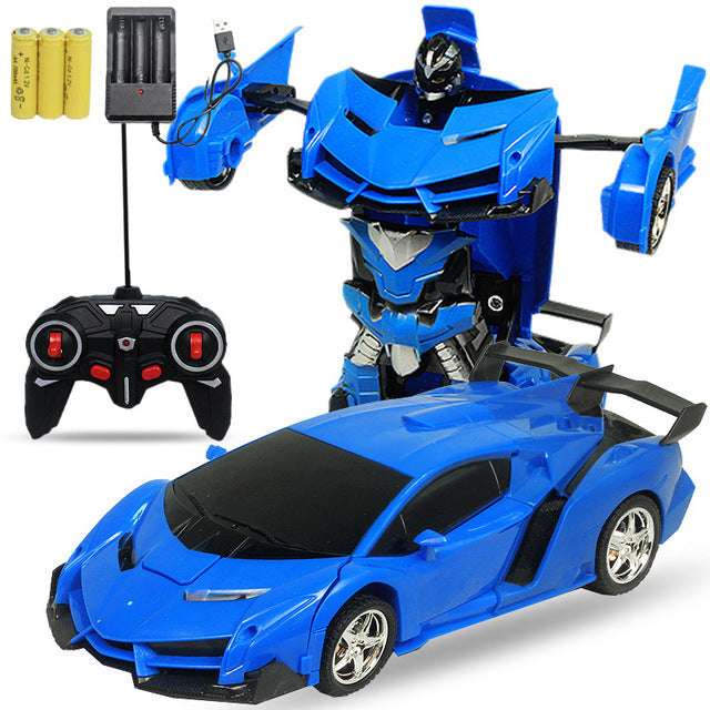 Remote Control Deformation Car Charging Remote Control Car Induction Transform Into a King Kong Robot - globaltradeleader