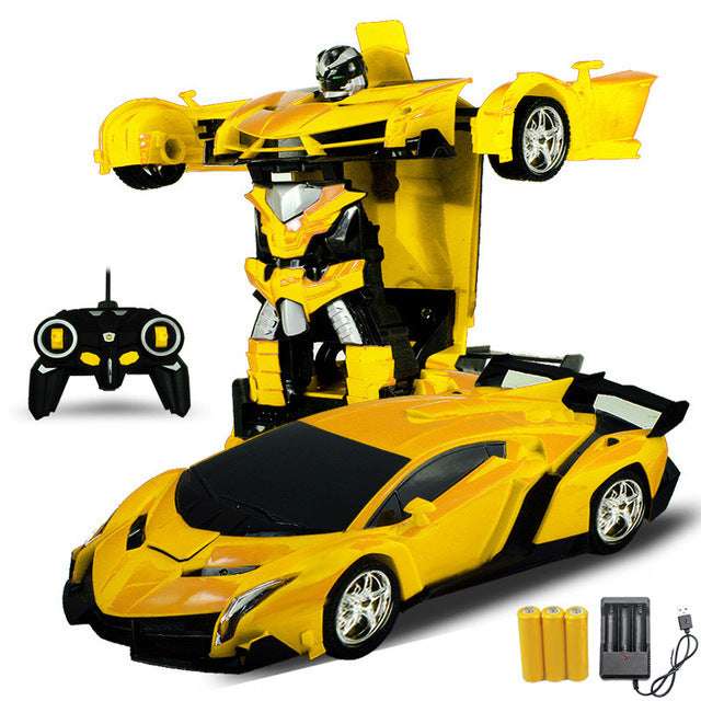 Remote Control Deformation Car Charging Remote Control Car Induction Transform Into a King Kong Robot - globaltradeleader