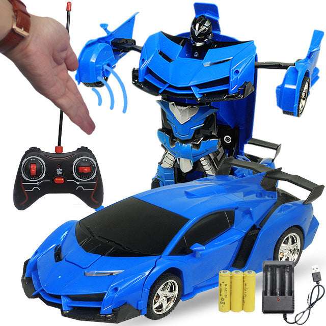 Remote Control Deformation Car Charging Remote Control Car Induction Transform Into a King Kong Robot - globaltradeleader