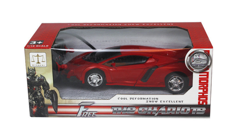 Remote Control Deformation Car Charging Remote Control Car Induction Transform Into a King Kong Robot - globaltradeleader