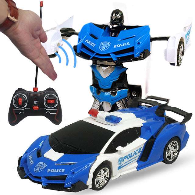 Remote Control Deformation Car Charging Remote Control Car Induction Transform Into a King Kong Robot - globaltradeleader