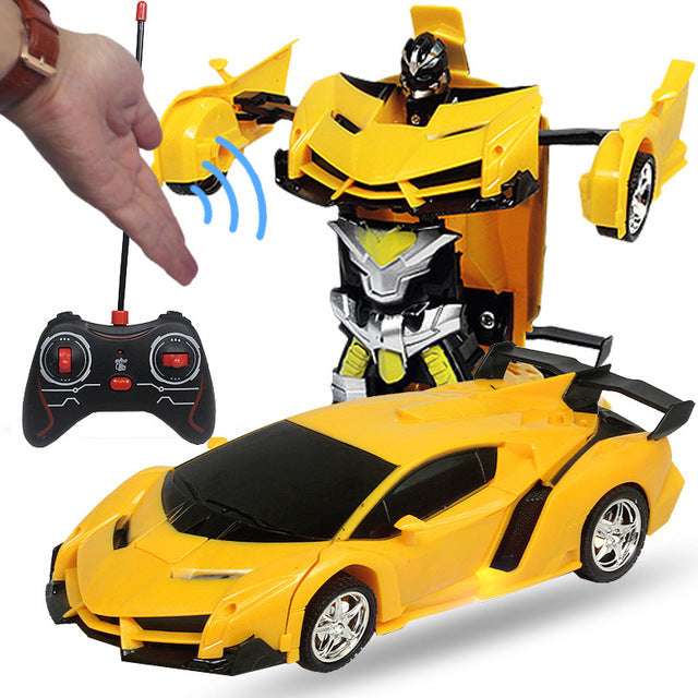 Remote Control Deformation Car Charging Remote Control Car Induction Transform Into a King Kong Robot - globaltradeleader
