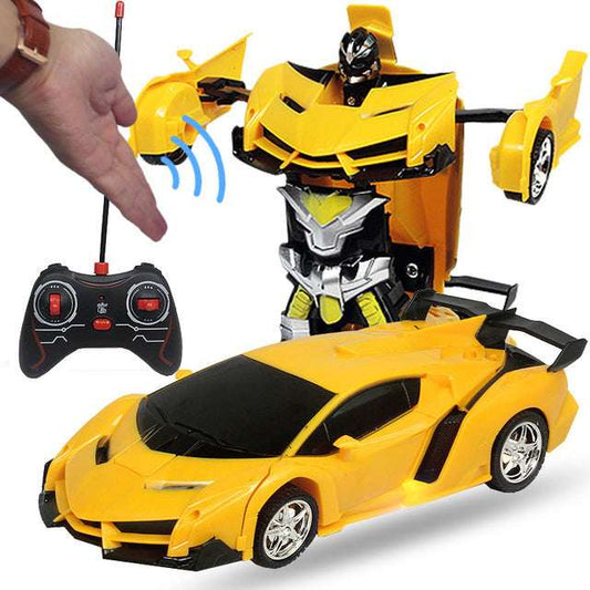 Remote Control Deformation Car Charging Remote Control Car Induction Transform Into a King Kong Robot - globaltradeleader