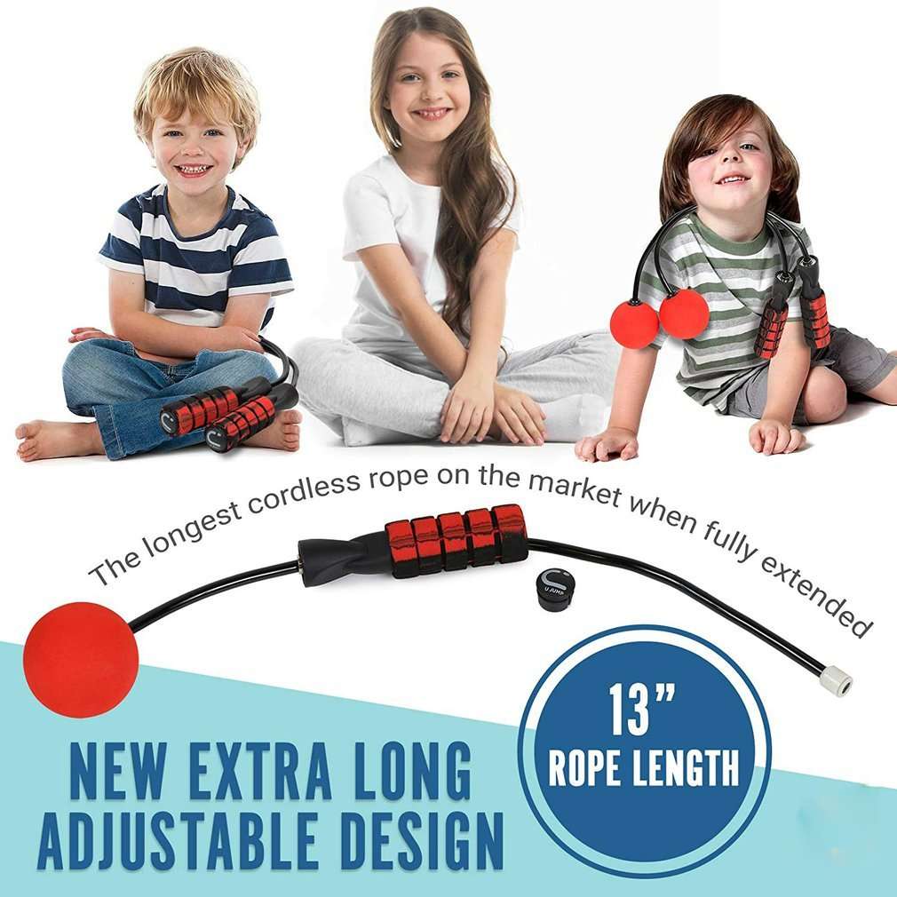 Creative Ropeless Adjustable Jump Rope Weighted Cordless Skipping Rope - globaltradeleader