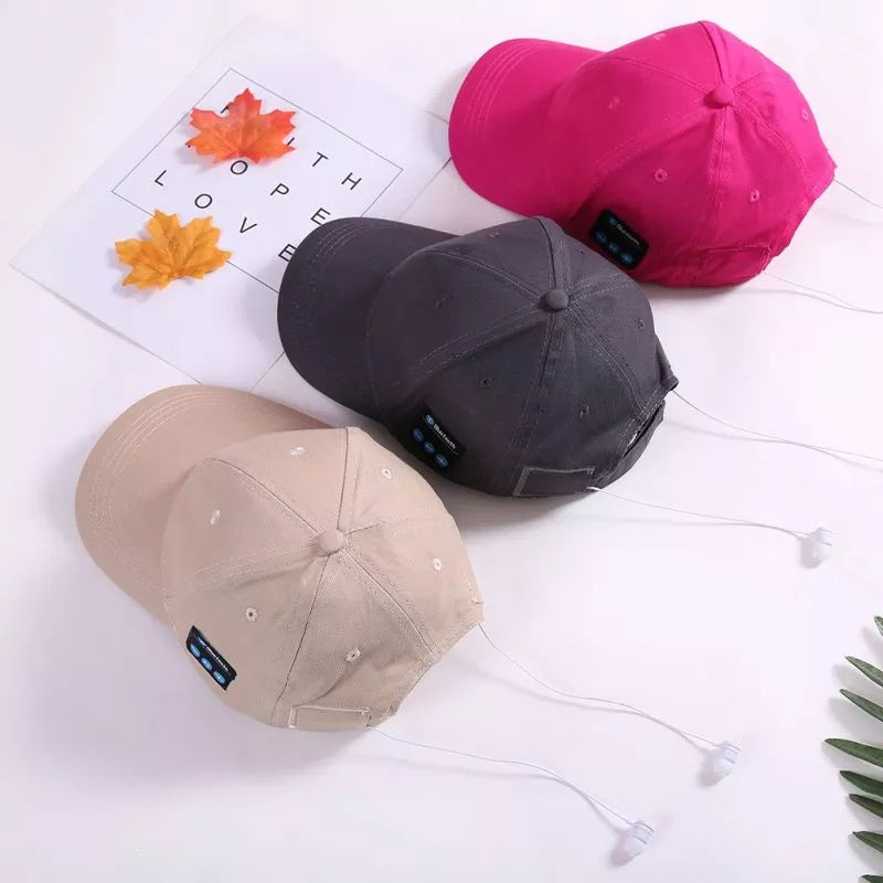 Wireless Headphones Bluetooth Earphone MusicCap Men Women Outdoor Leisure Hands-free Call Baseball Hat For Mobile Phone - globaltradeleader