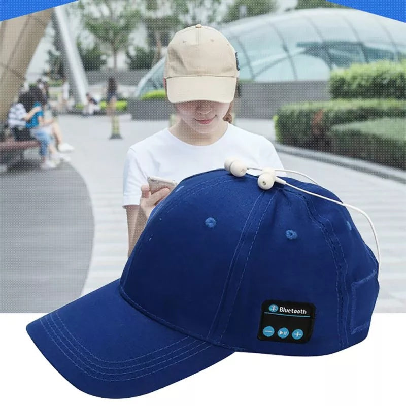 Wireless Headphones Bluetooth Earphone MusicCap Men Women Outdoor Leisure Hands-free Call Baseball Hat For Mobile Phone - globaltradeleader