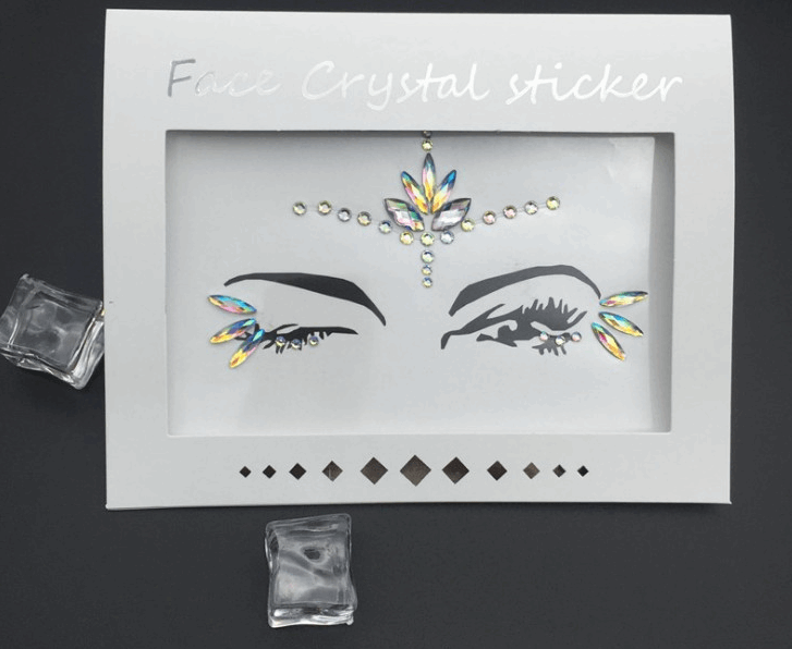 Tear Eye Makeup Stickers Eye Jewelry Tear Mole Patches Bright Water Glitter Diamond Glitter Sequins Childrens Show