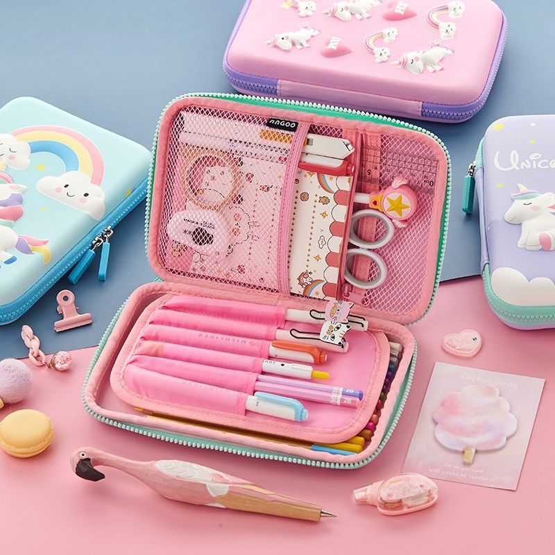 Stationery Box, Pencil Case, Schoolgirls, Children, Multifunctional Cute Pencil Case, Kindergarten