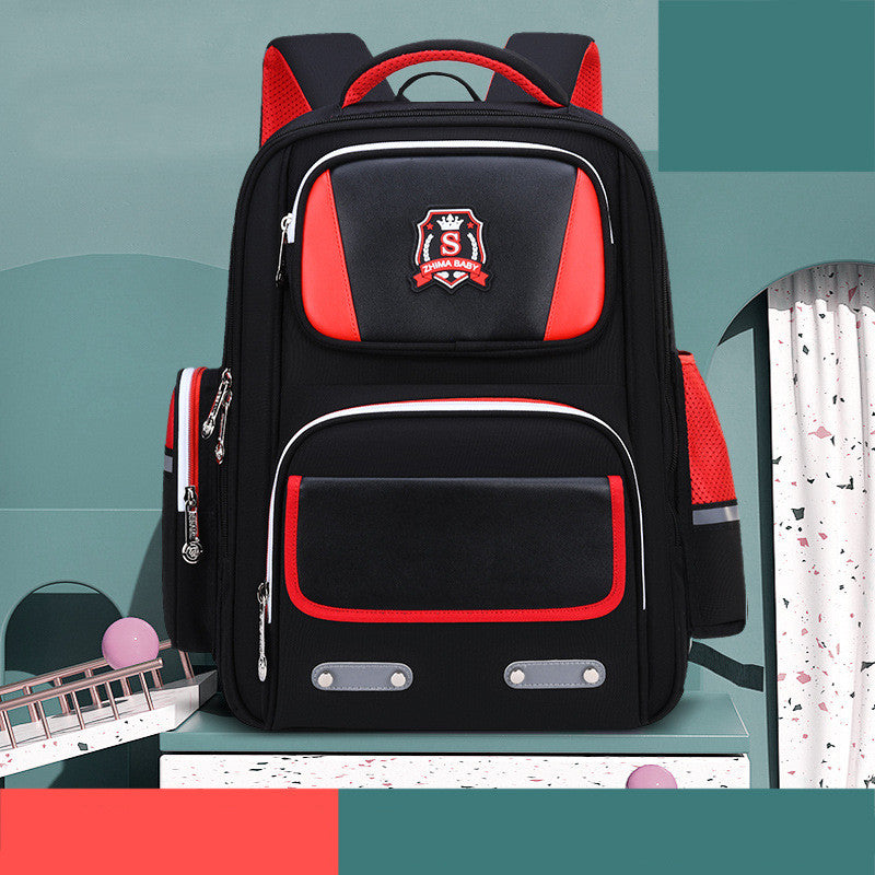 Schoolbags For Primary And Middle School Students, Grade Lightweight, Boys' Backpacks, Children's Schoolbags