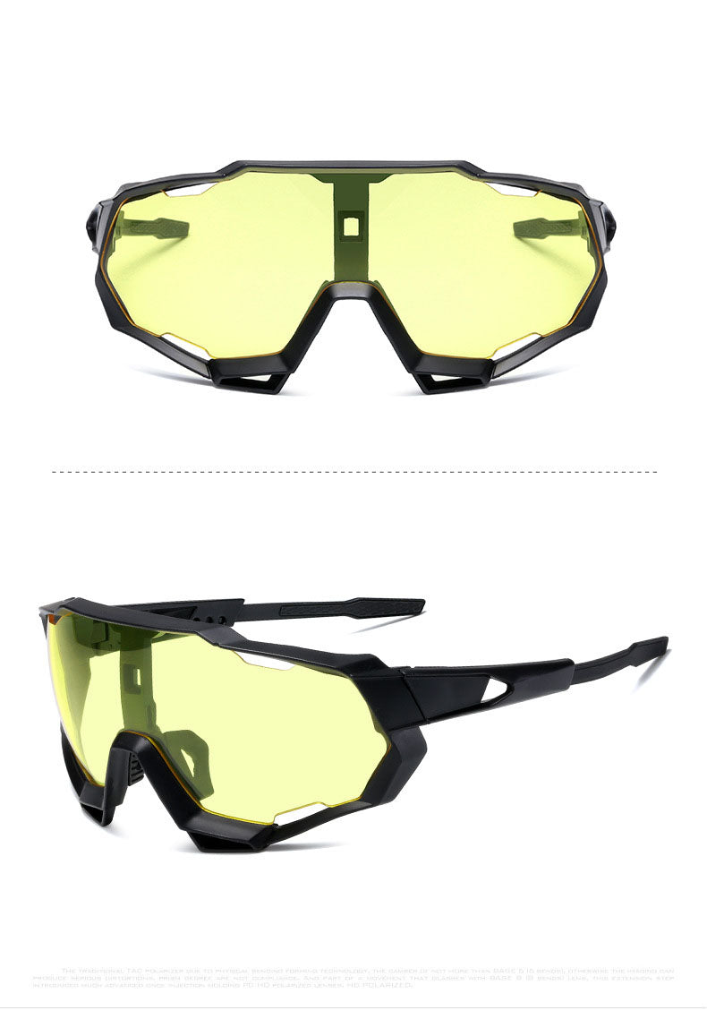 Yusha New Men And Women 9312 Sunglasses Riding Big Frame Night Vision Outdoor Sports Sunglasses Sunglasses Wholesale