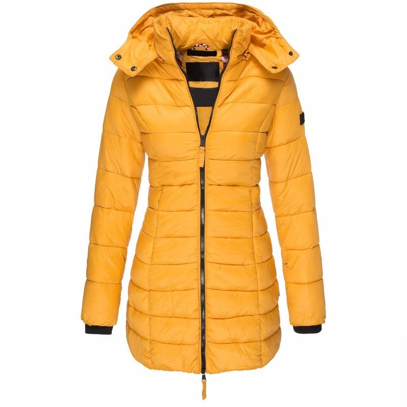 Mid-length Slim-fit Quilted Jacket - globaltradeleader