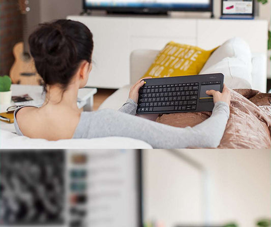 Logitech K400 Plus Wireless Touch TV Keyboard