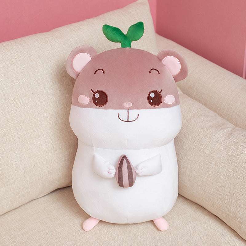 Soft Down Cotton Small Hamster Flute Doll Plush Toy