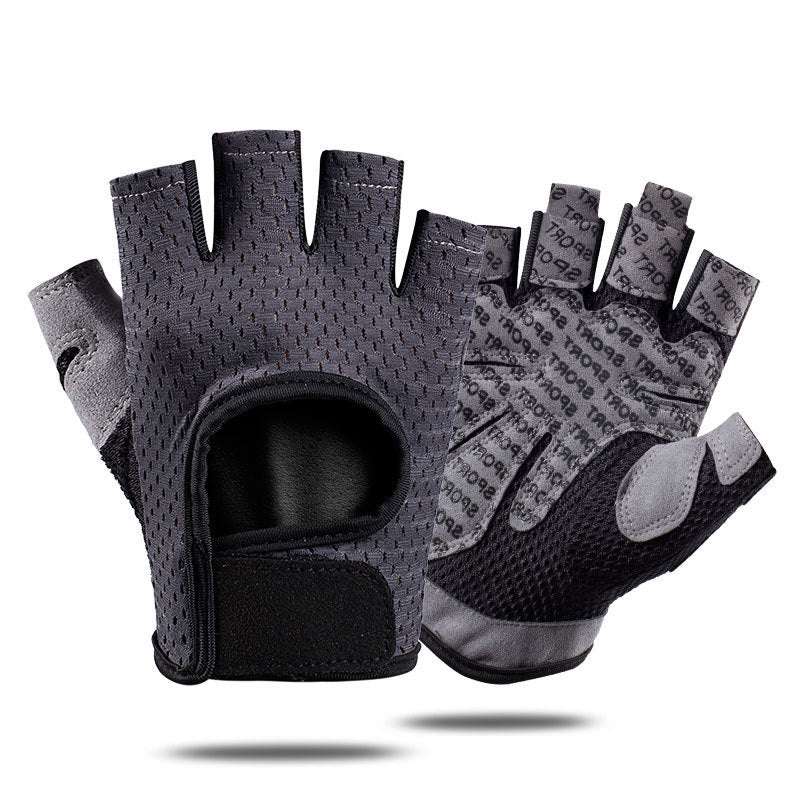 Cycling Gloves Men'S And Women'S Half-Finger Non-Slip Shock Absorption And Breathable Equipment