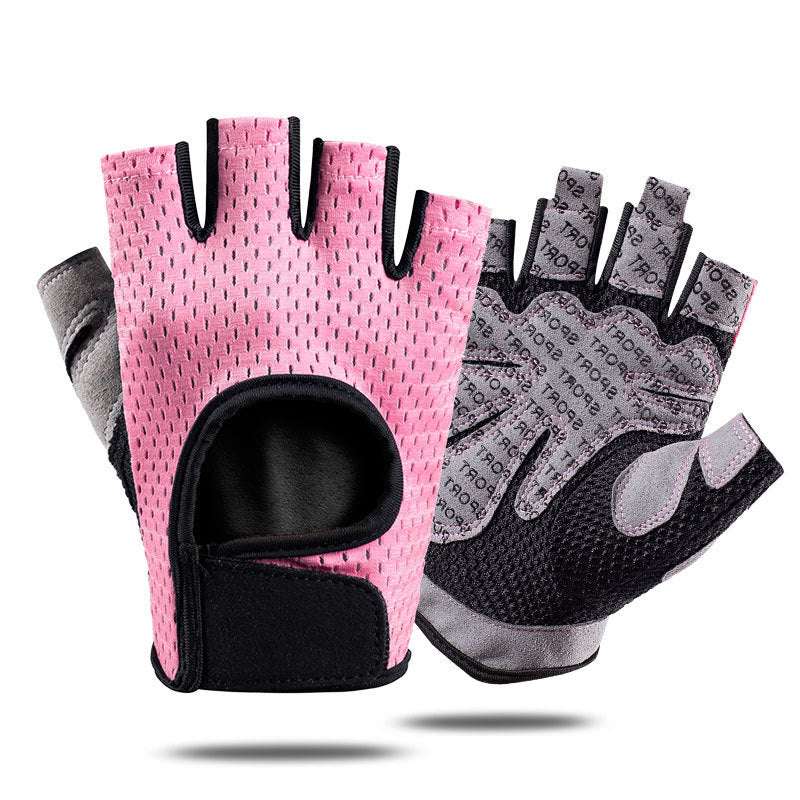Cycling Gloves Men'S And Women'S Half-Finger Non-Slip Shock Absorption And Breathable Equipment