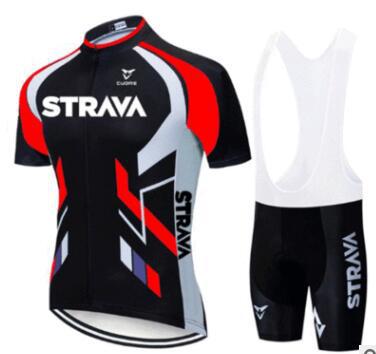 Strava Summer Cycling Wear Short Suit Team Road Mountain Bike Clothing Breathable