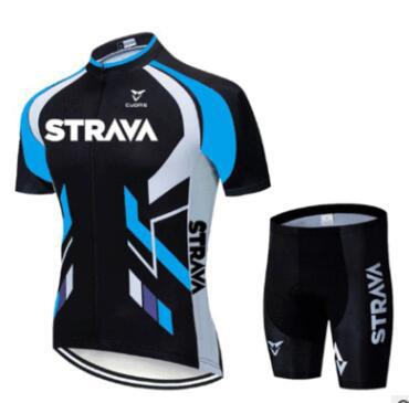 Strava Summer Cycling Wear Short Suit Team Road Mountain Bike Clothing Breathable