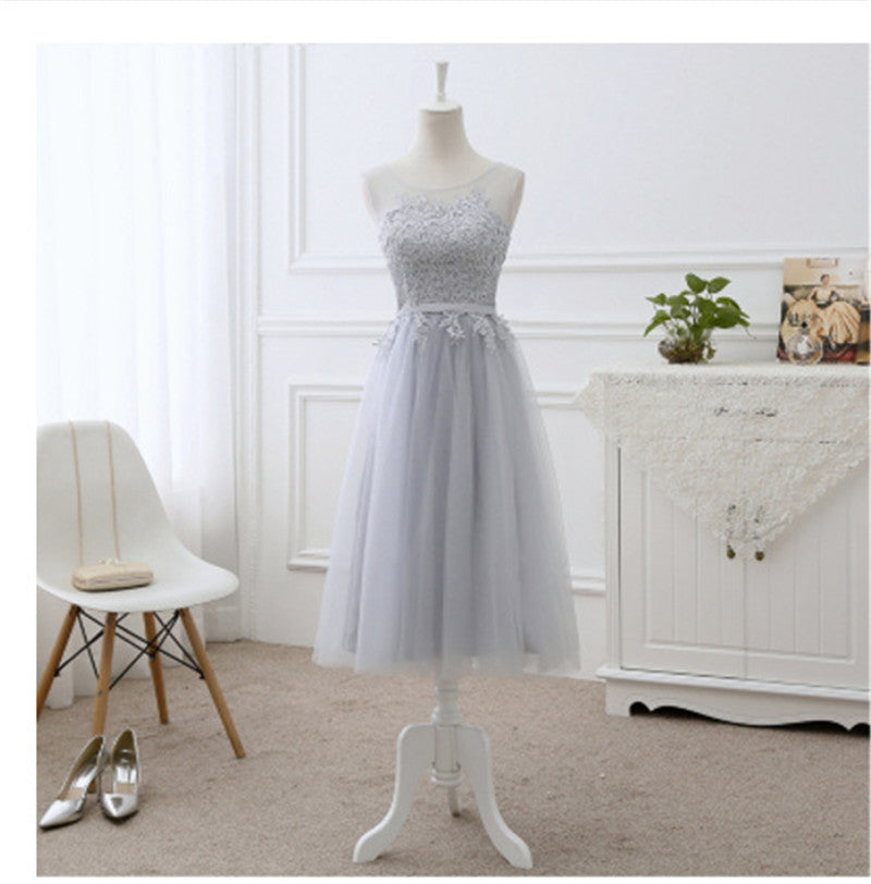 Short Sisters Group Bridesmaid Dress Long Evening Dress - globaltradeleader