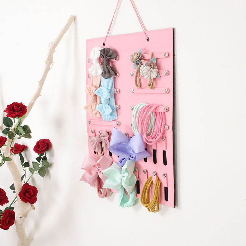 Hairpin Hanging Bag Jewelry Headwear Felt Material Storage Bag