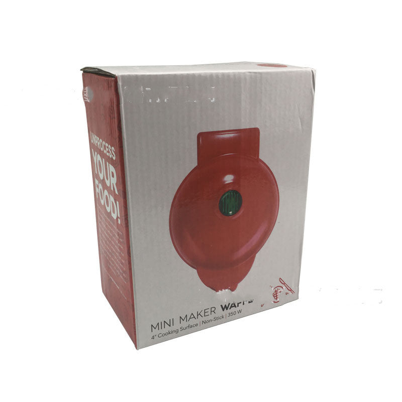 Mini Waffle Maker Waffle Home Children'S Breakfast Machine Portable Electric Baking Pan Light Food Machine - globaltradeleader