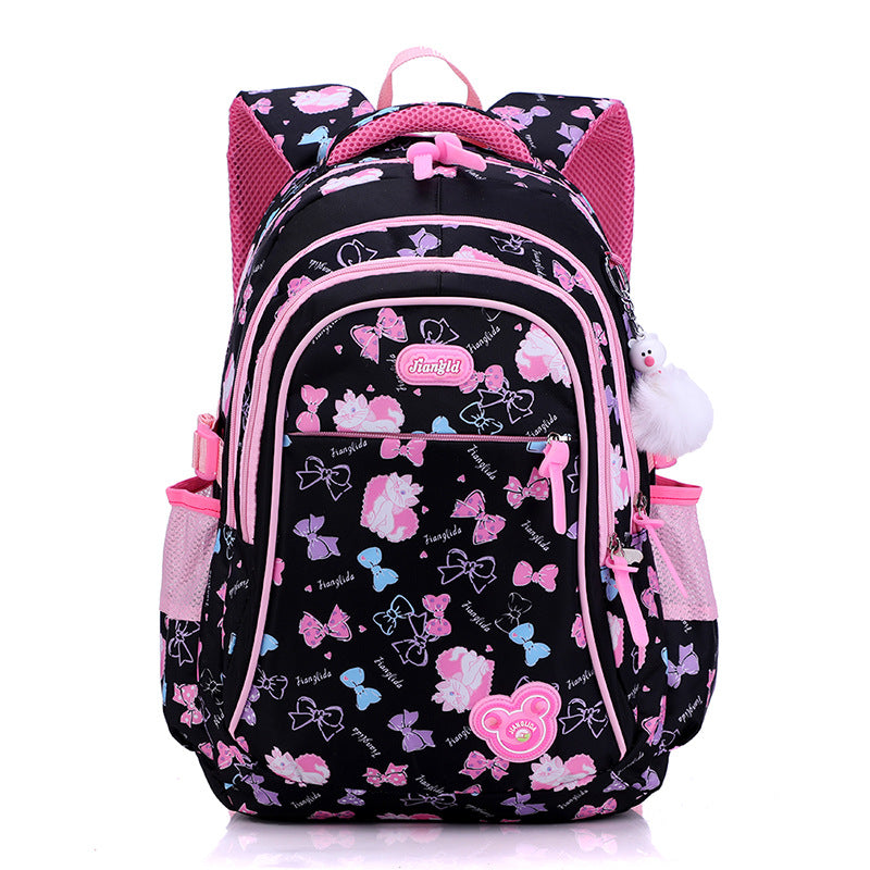 Printed Cartoon Schoolbag For Primary School Students