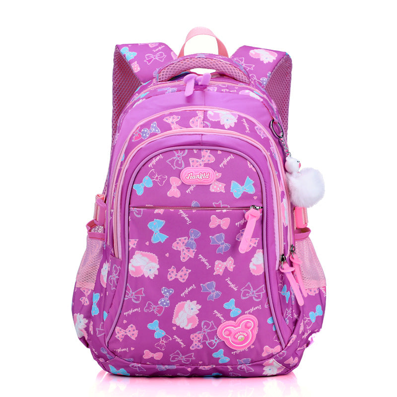 Printed Cartoon Schoolbag For Primary School Students