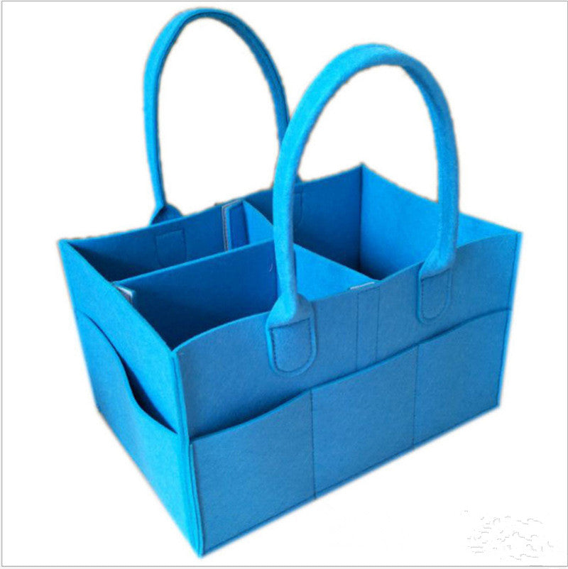 Simple Portable Felt Storage Basket