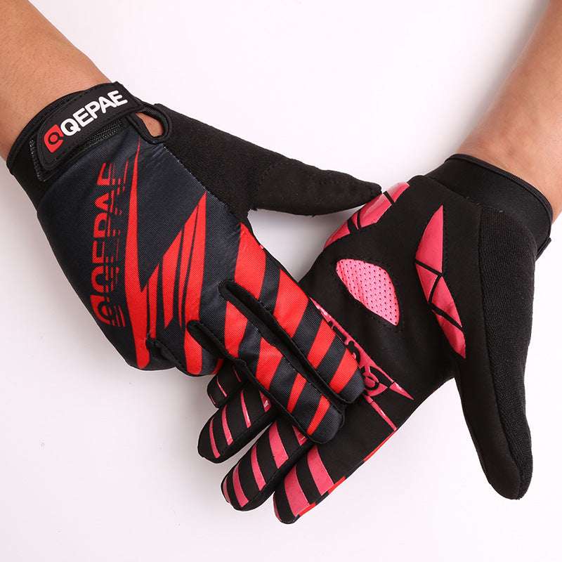 Cycling gloves full finger breathable silicone