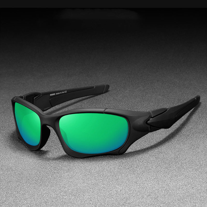 Polarized Real Film Cycling Sports Sunglasses, Night Vision Colorful Mirror Men'S And Women'S Sun Sunglasses