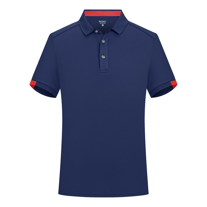 Quick-Drying Polo Shirt Custom Outdoor Fitness Advertising Cultural Shirt Lapel T-Shirt Work Clothes Custom Printed Logo - globaltradeleader